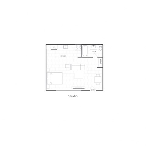 a floor plan of studio